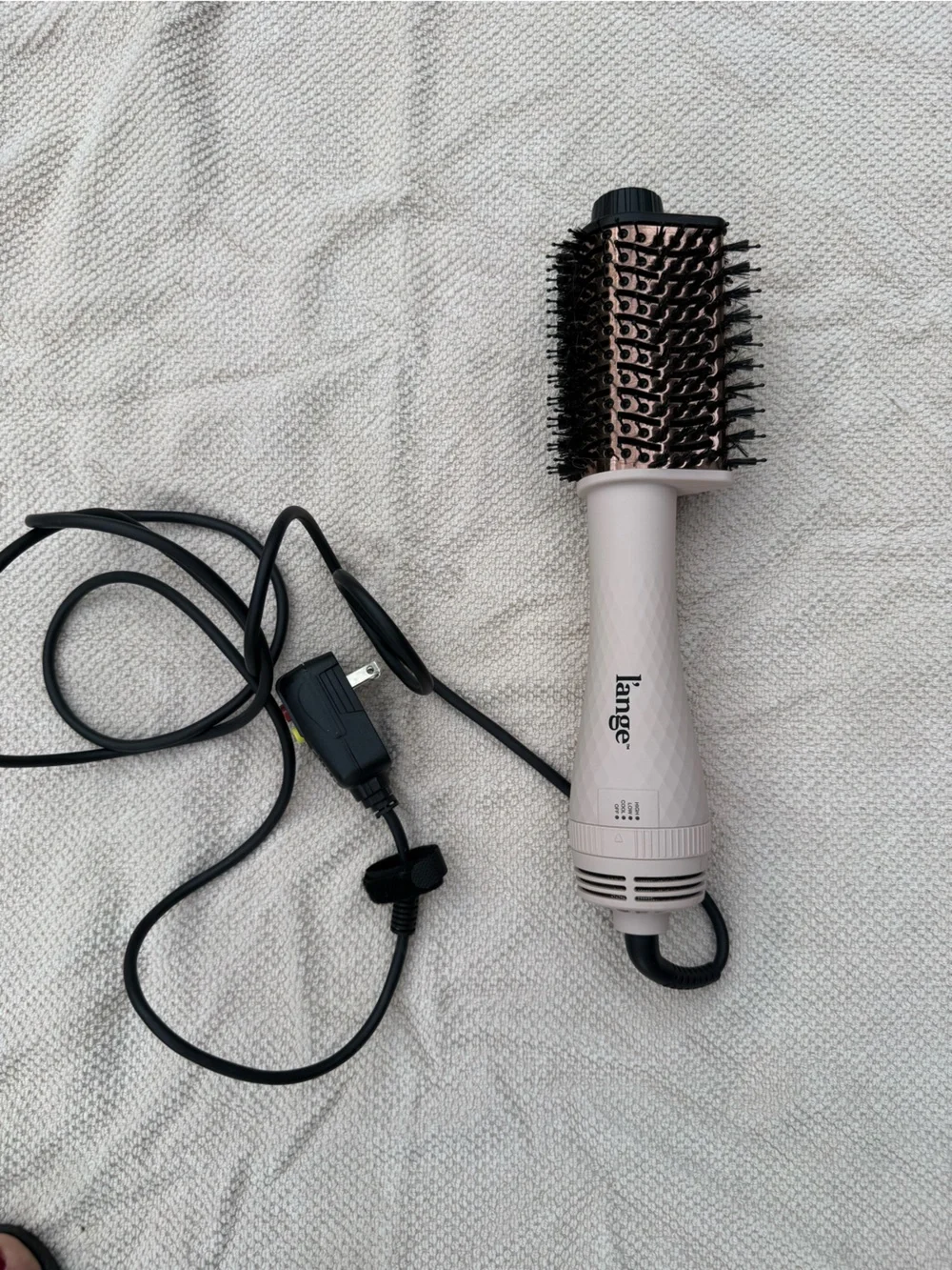 Lange Hair Le Volume 2 in 1 Titanium Rose Pink Hot Air Round Brush Styler